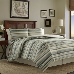 Canvas Stripe 3 Piece Duvet Cover Set by Tommy Bahama Bedding