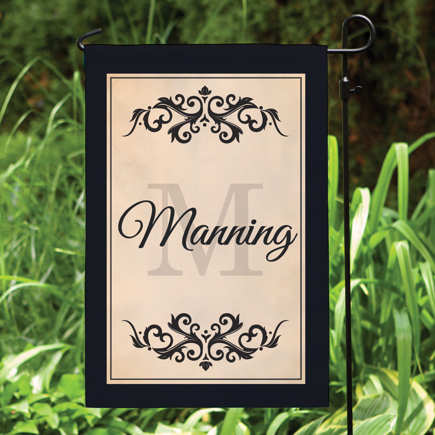 Cps Personalized Filigree Polyester 18 X 12 In Garden Flag Wayfair