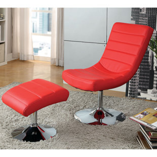 Go to store & view more images A&J Homes Studio Valerie Lounge Chair with Ottoman