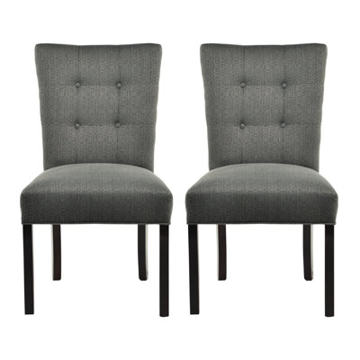 Laude Run Deann Side Chair Upholstery Color Candice Charcoal Laude Run Deann Side Chair Upholstery Color Candice Charcoal