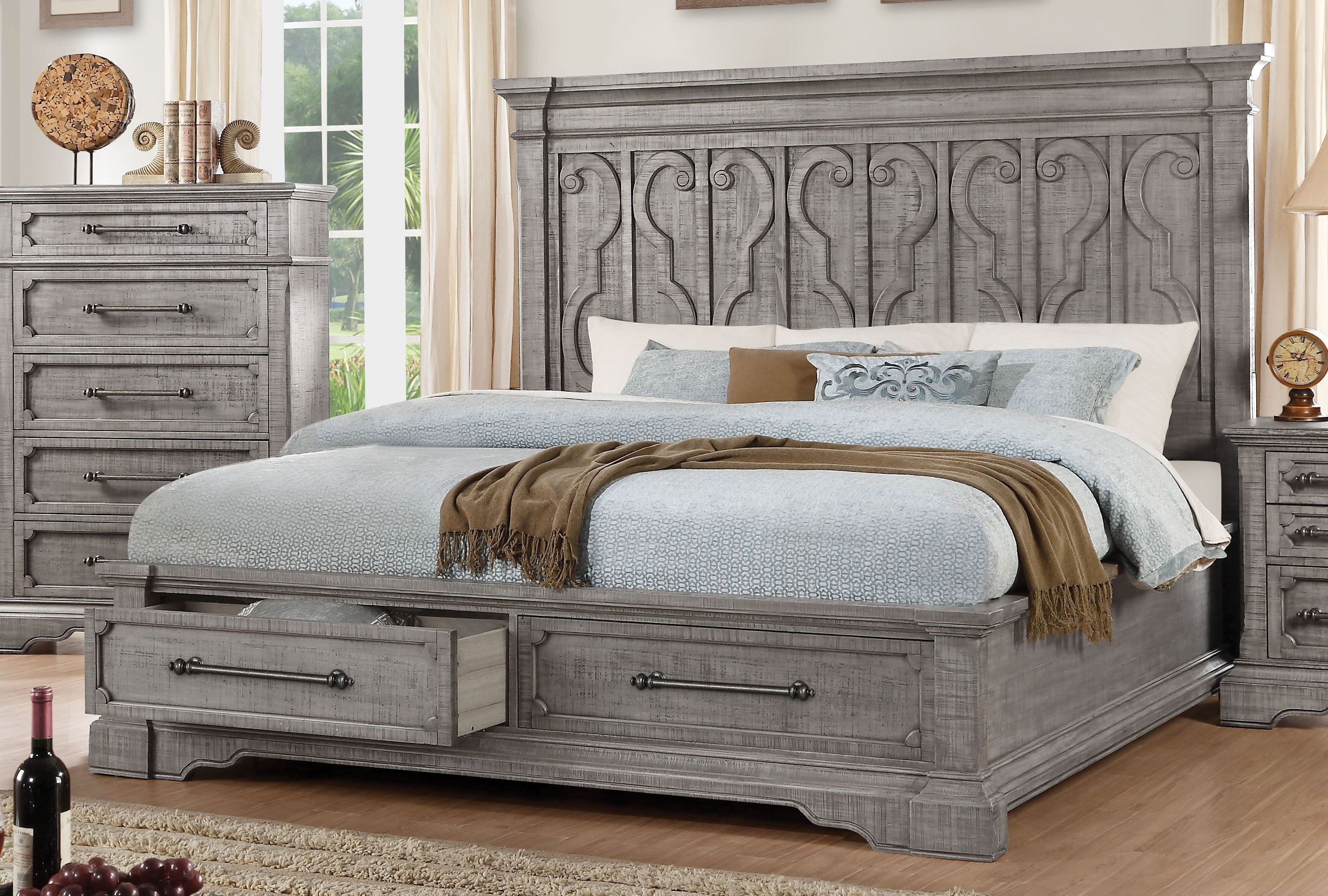 One Allium Way Freya Storage Platform Bed Wayfair