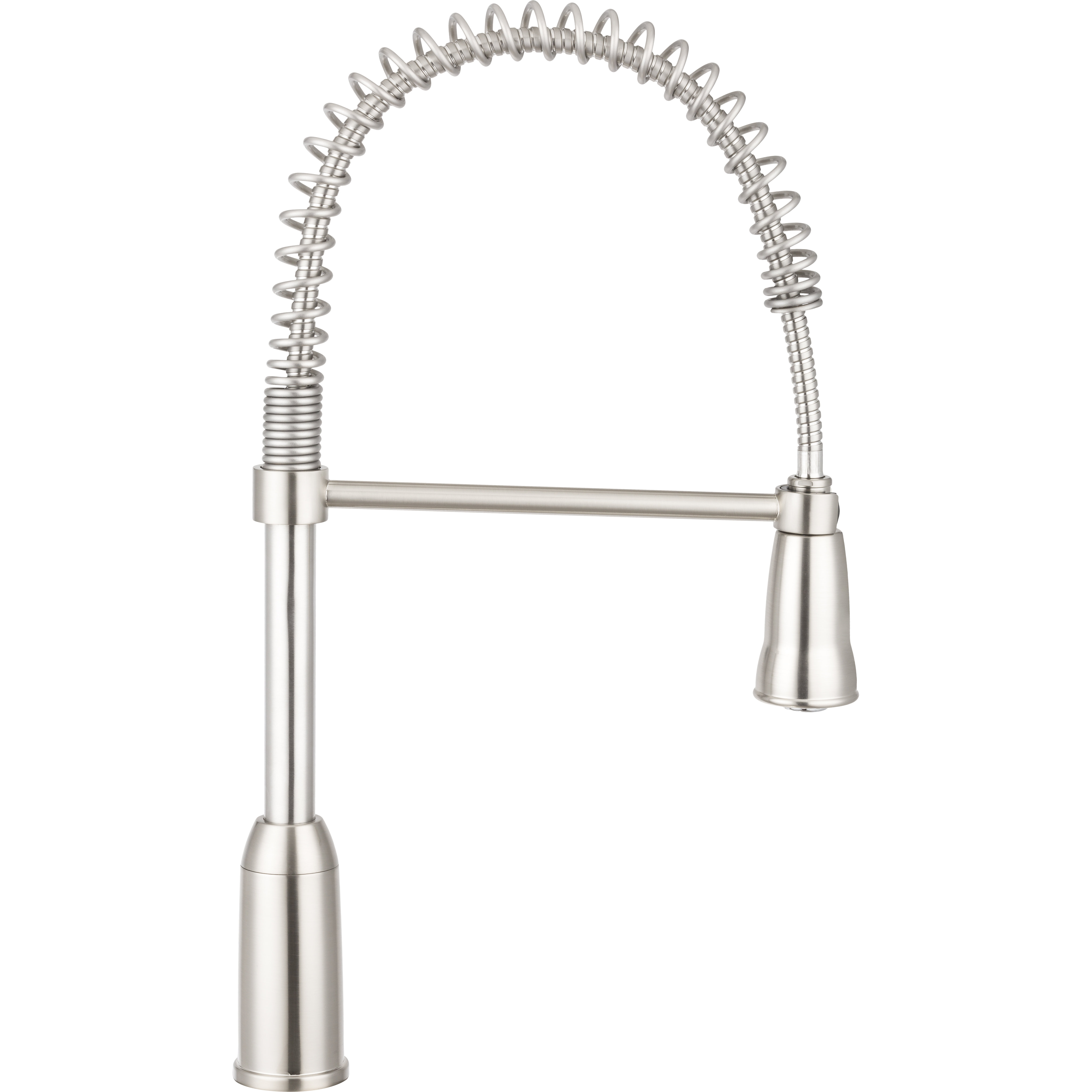 Pacific Bay Rainier Coil Pull Down Single Handle Kitchen Faucet