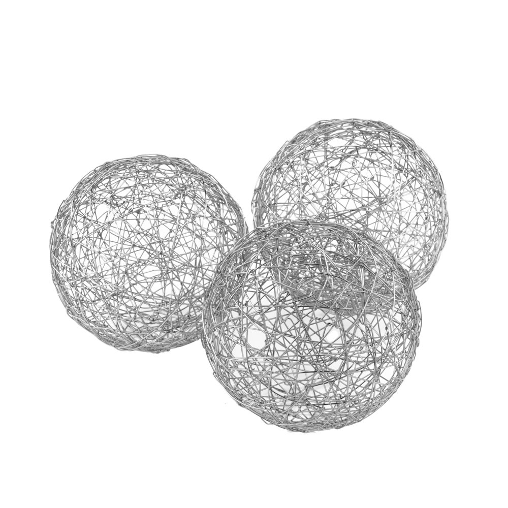 Manchester 3 Piece Wire Ball Sculpture Set Reviews Birch Lane