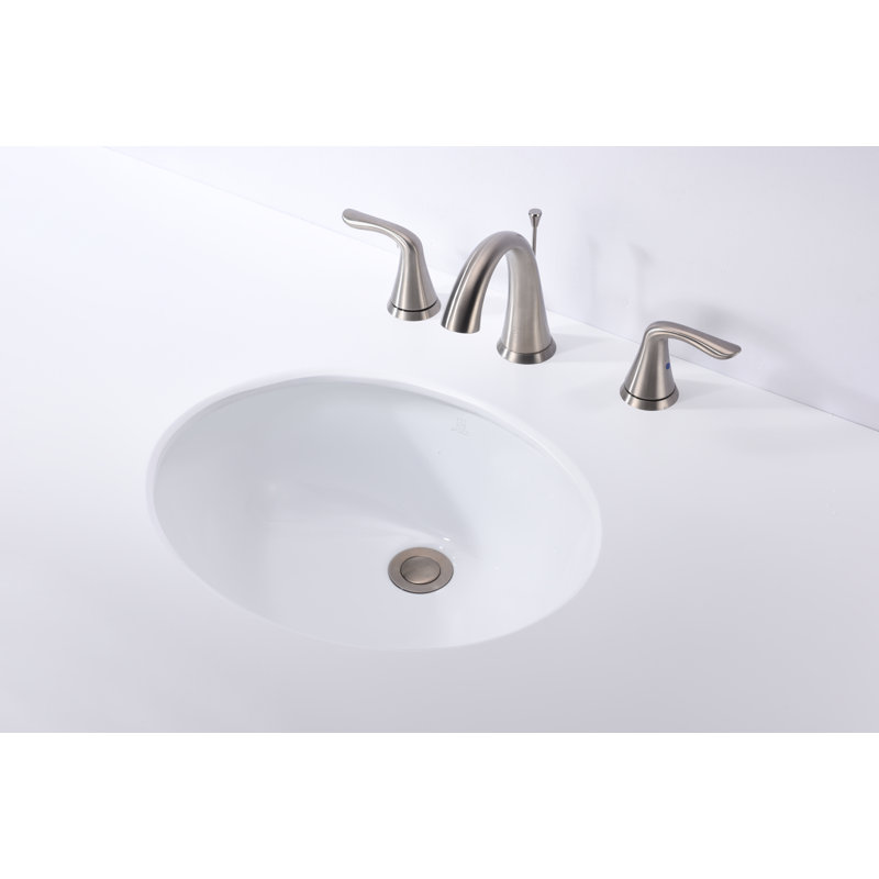 Anzzi Pegasus Vitreous China Circular Undermount Bathroom Sink With Overflow Wayfair