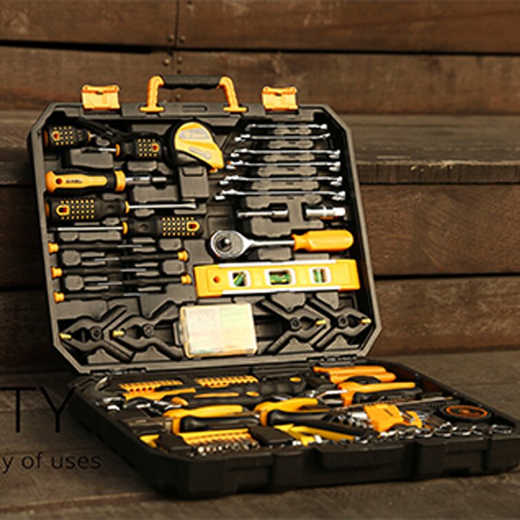 DEKO 168 Socket Wrench Tool Set Auto Repair Mixed Tool Combination Package
