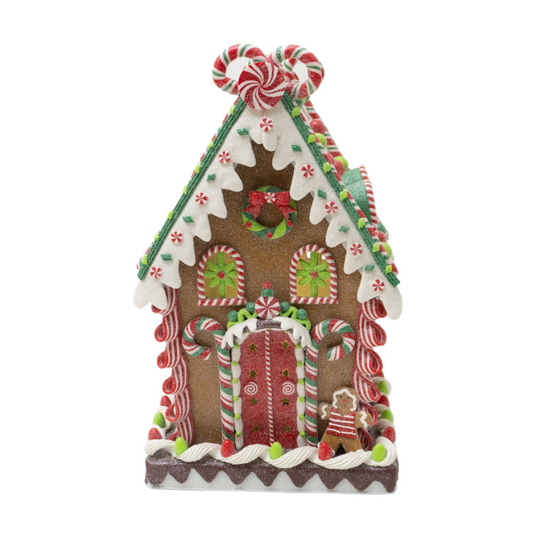 The Holiday Aisle Candy Land Gingerbread House Wayfair