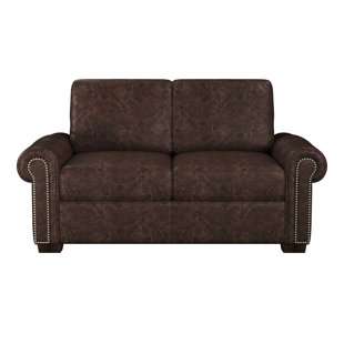 Go to store & view more images Westland and Birch Burke Leather Loveseat