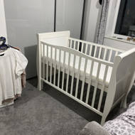 jonathan sleigh cot bed with mattress