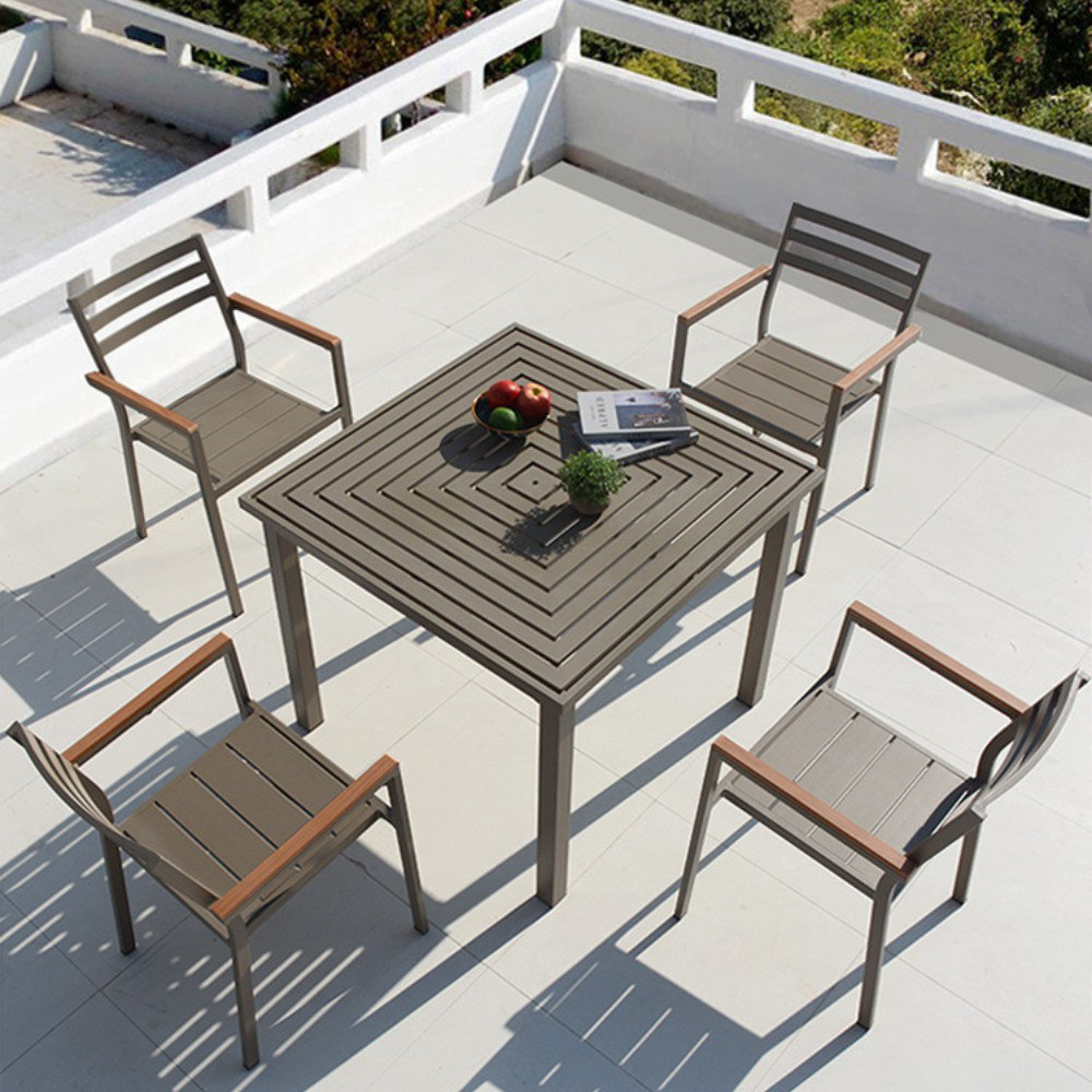SHINYOK Outdoor Leisure Dining Tables And Chairs Outdoor Villa