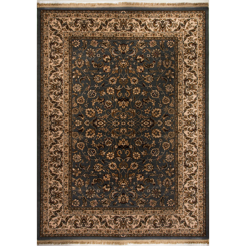 Dynamic Rugs Cirro Fisher Wool Grey Ivory Area Rug Wayfair