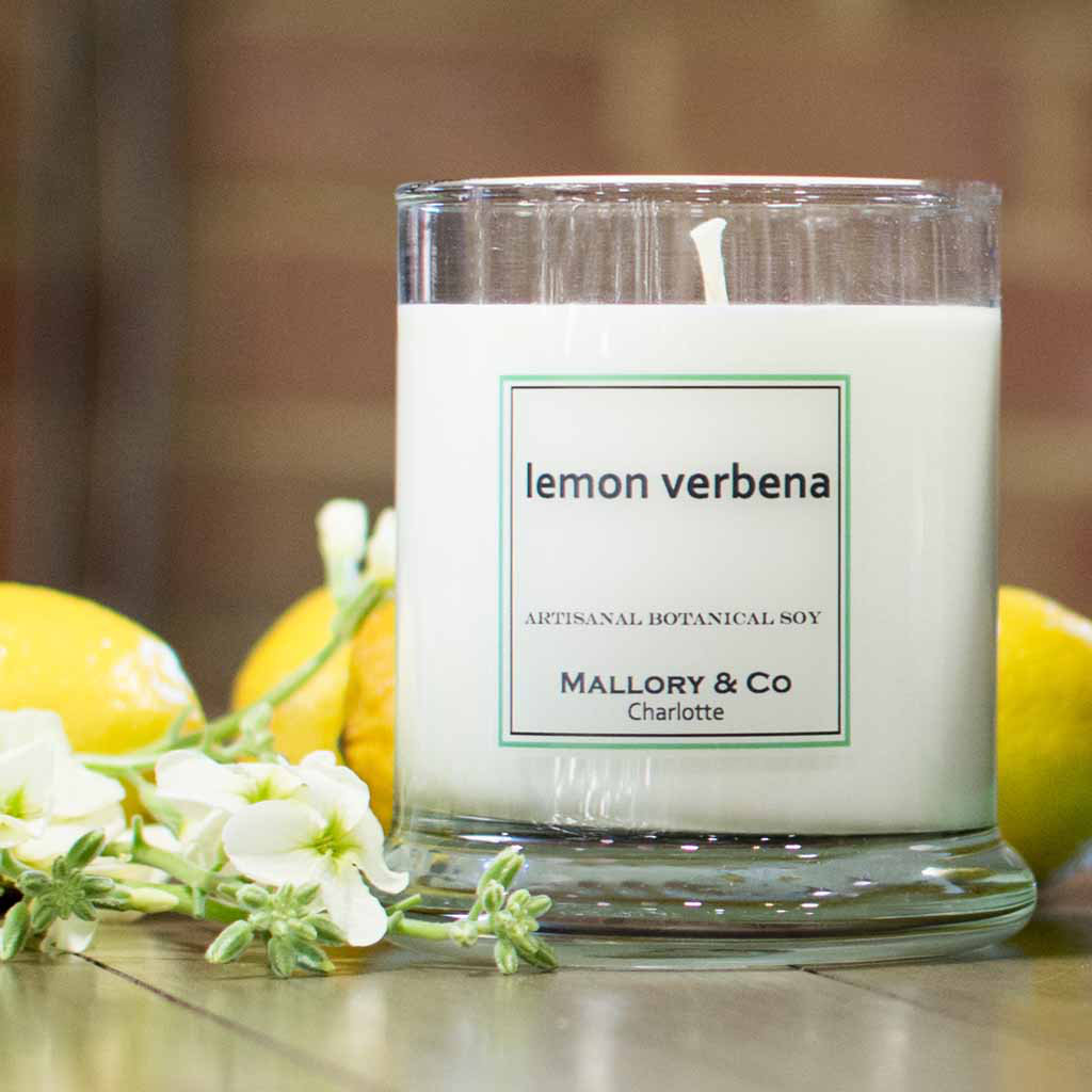 MalloryCandleCo Lemon Verbena Scented Jar Candle Wayfair