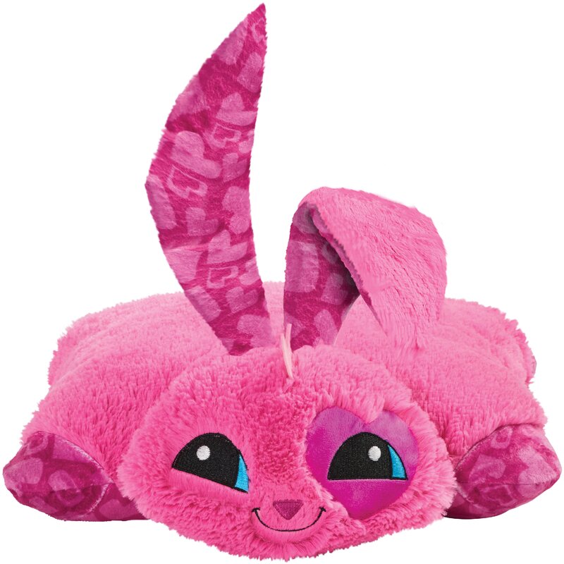 pink bunny pillow pet