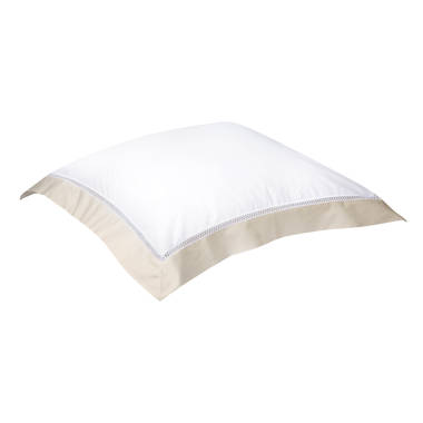 25 inch 65 cm white 25 Yves delorme walton pillow case pillowcase 65 cm 