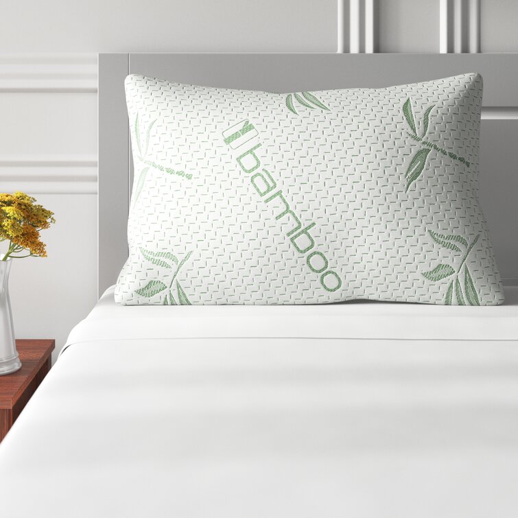 Hot Premium Bamboo Fiber Firm Hypoallergenic Memory Foam Pillow Queen King Size 