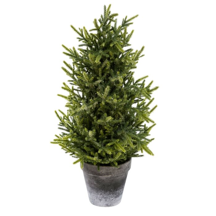 The Seasonal Aisle Artificial Fir Tree in Pot & Reviews | Wayfair.co.uk