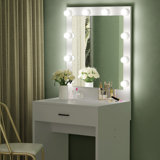 led makeup table