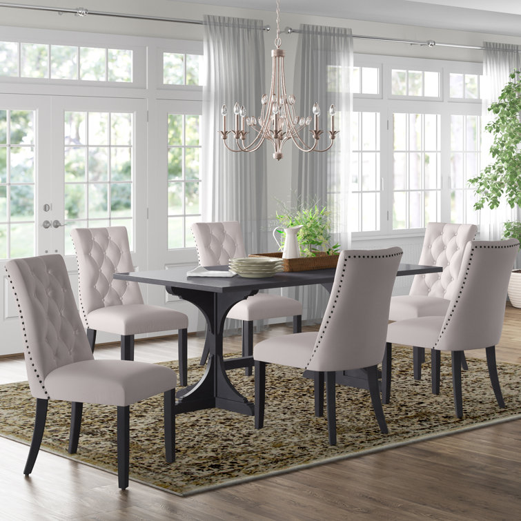 Lark Manor Glenmoor 6 Person Dining Set Reviews Wayfair