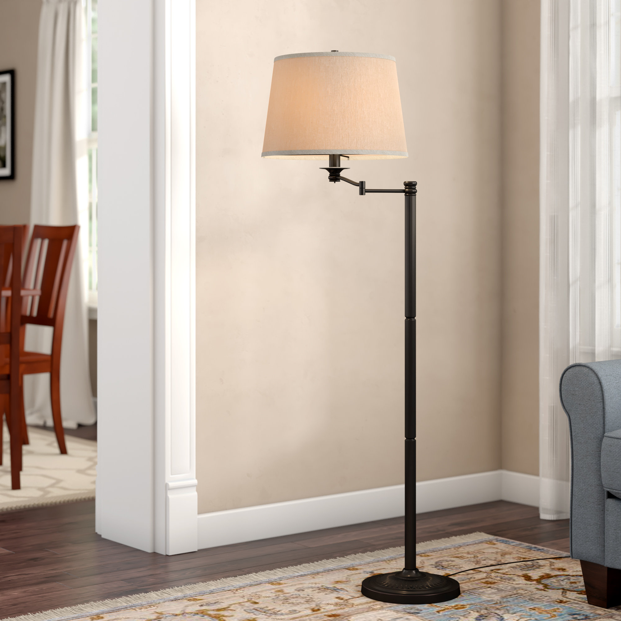 modern swing arm floor lamp