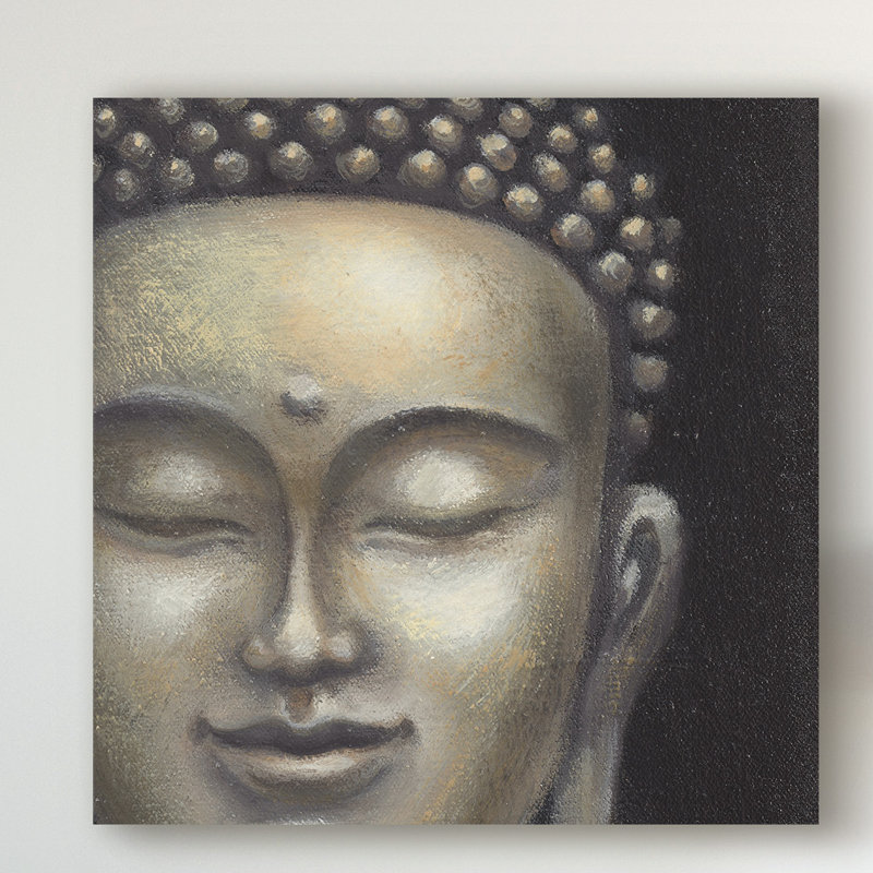 East Urban Home Serene Buddha Ii Crop Acrylic Painting Print On