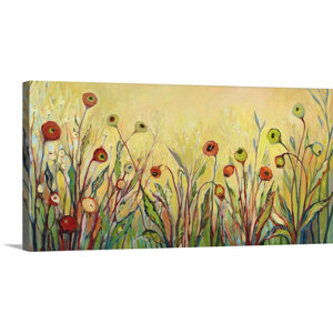 'Summer Poppies' by Jennifer Lommers Painting Print on Canvas