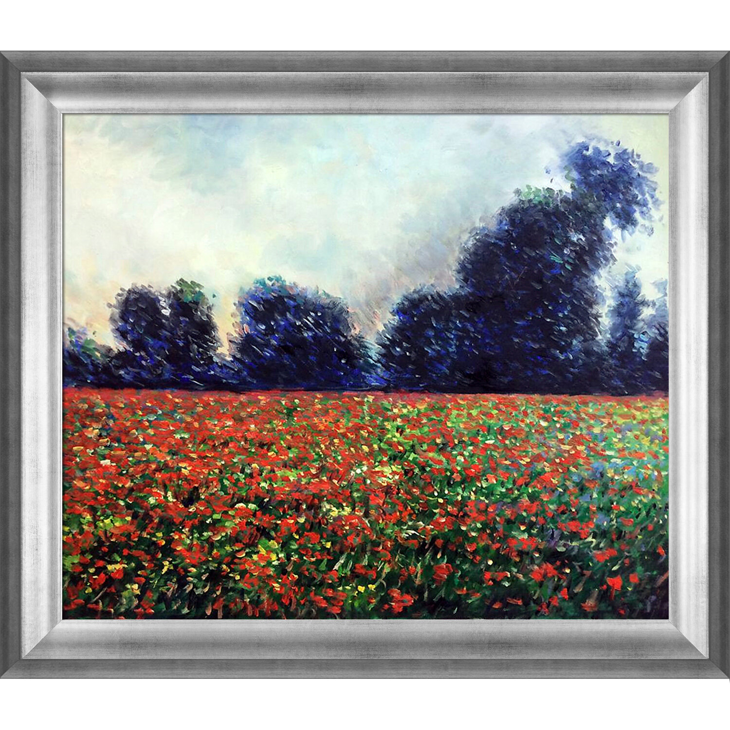 Vault W Artwork Poppies At Giverny by Claude Monet - Picture Frame ...