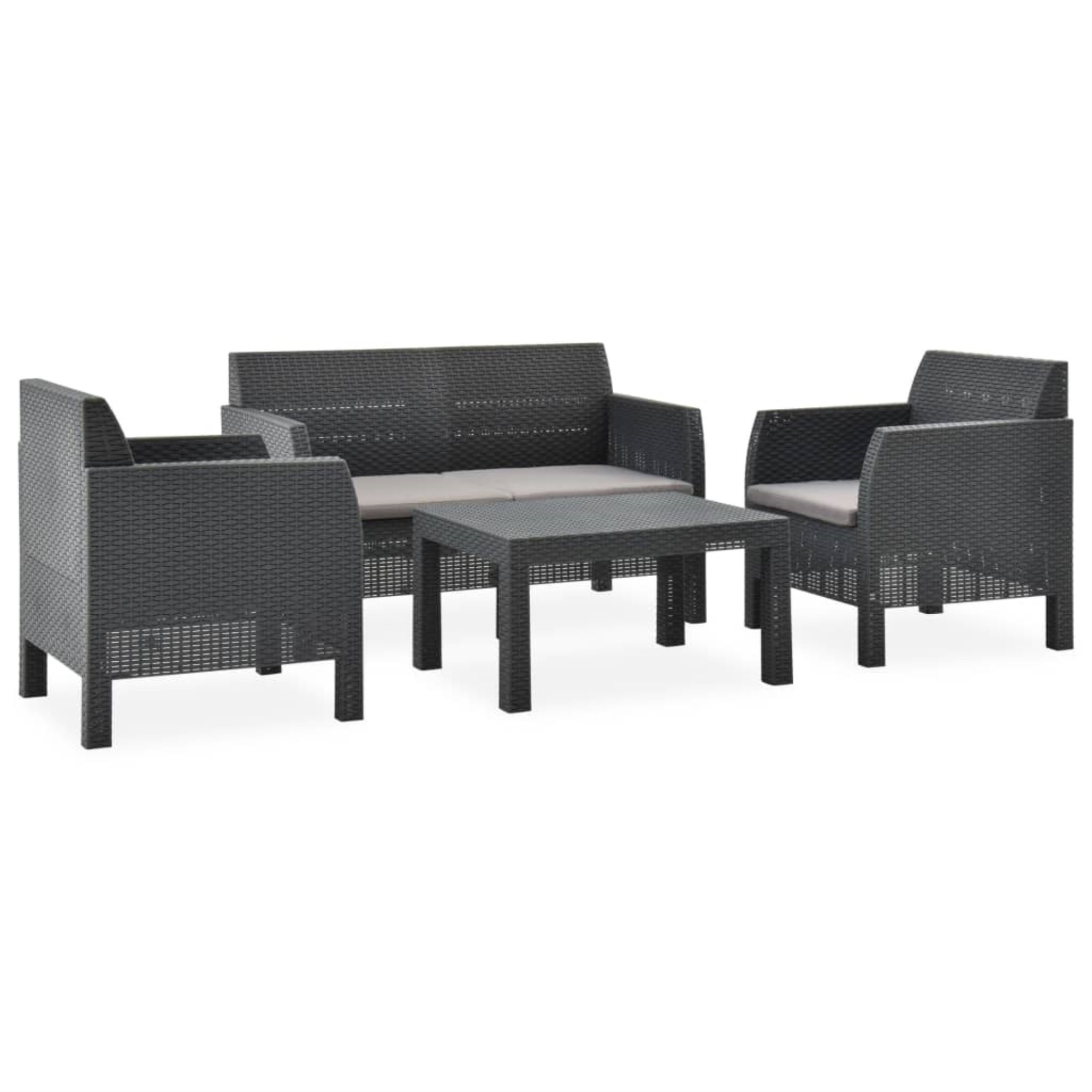 vidaxl 4 piece garden lounge