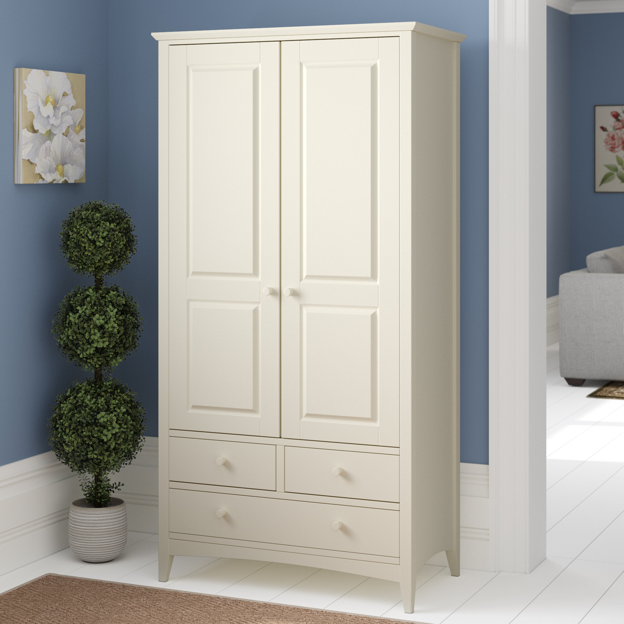 Bishop 2 Door Wardrobe