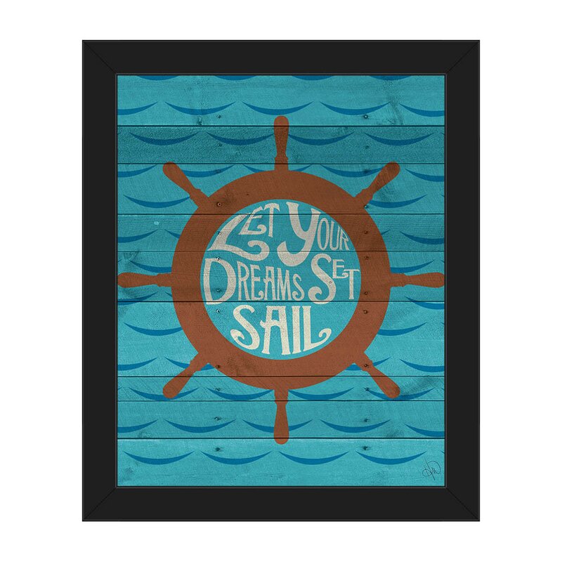 Let your dreams set sail picture frame block
