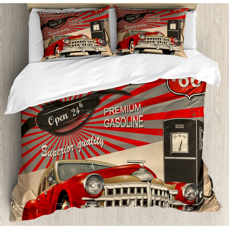 East Urban Home Cars Duvet Cover Set Wayfair