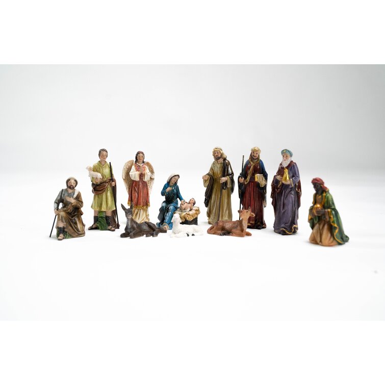 Hi-Line Gift Ltd. 12 Piece Nativity Figurine Set & Reviews | Wayfair