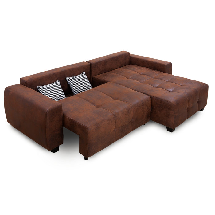 Ecksofa BELEZZA mit Bettfunktion - Schlaffunktion