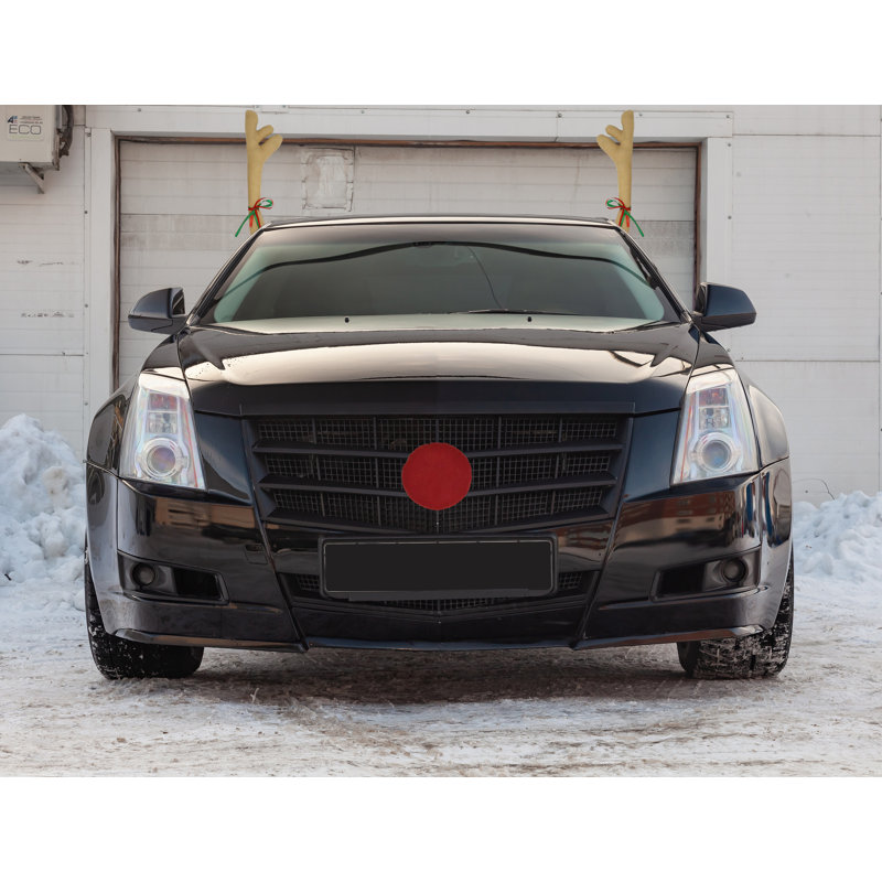 The Holiday Aisle 3 Piece Reindeer Antlers Nose Christmas Car