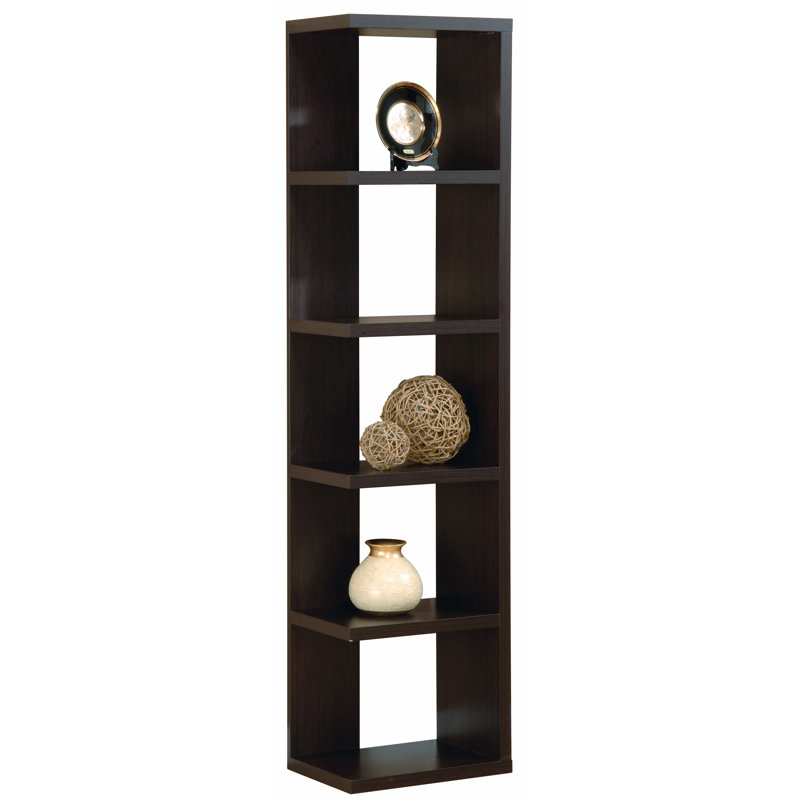 Ebern Designs Ianis Creative Office Home Utility Corner Bookcase