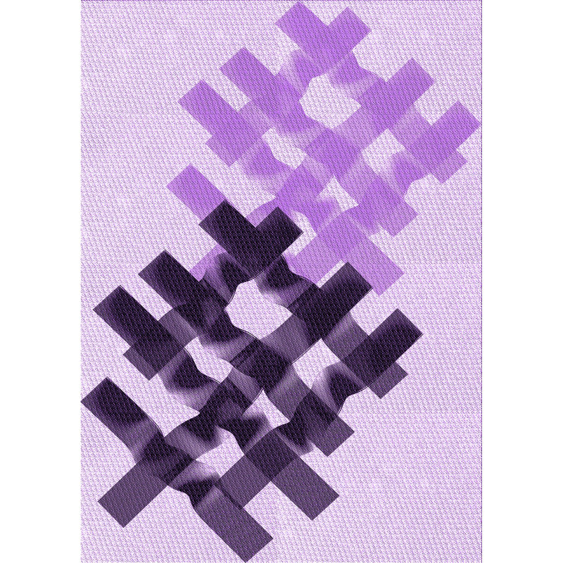 East Urban Home Pharrell Wool Purple Light Pink Area Rug Wayfair