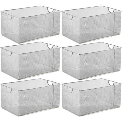 Rebrilliant Kitchen Pantry Organizer Upper Wire Mesh Basket Wayfair