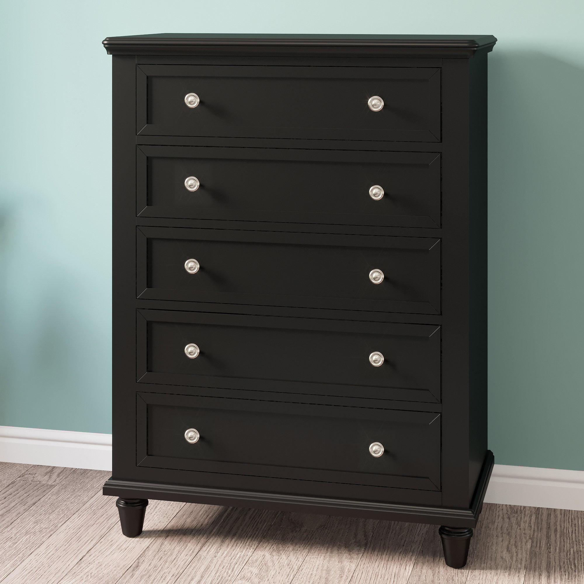 Three Posts Rae 5 Drawer Chest Reviews Wayfair