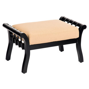 Go to store & view more images Rhyss Ottoman with Cushion by Woodard