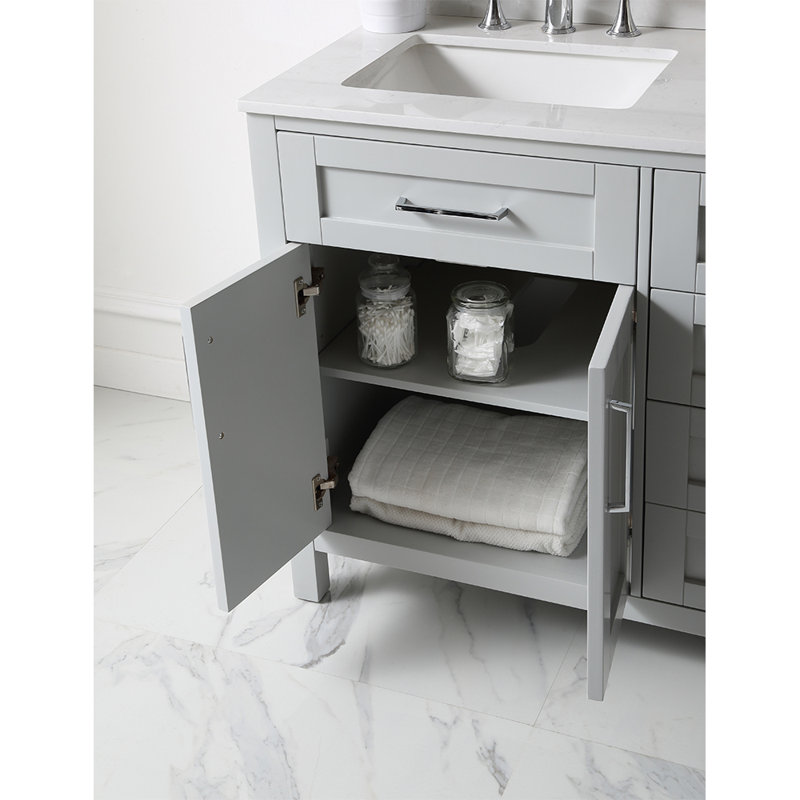 Ove Decors Tahoe 60 Double Bathroom Vanity Set With Mirror