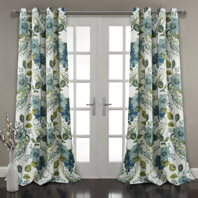 Farmhouse Amp Rustic Blue Curtains Amp Drapes Birch Lane