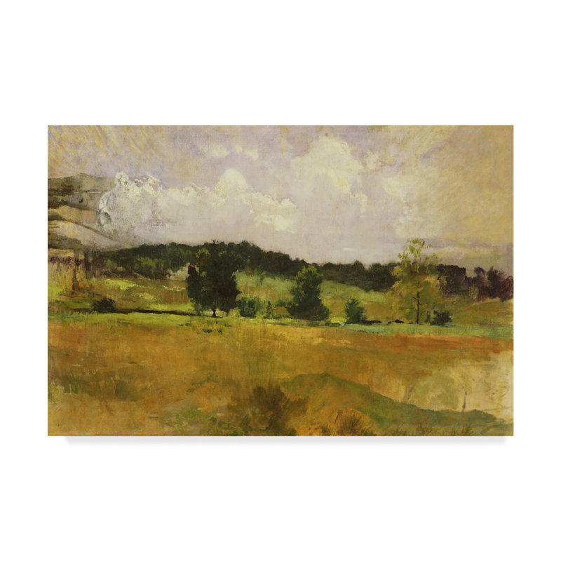 Trademark Art Landscape Study Oil Painting Print On Wrapped