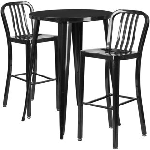 Avera 3 Piece Bar Height Dining Set