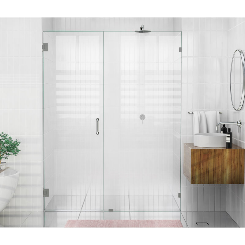 Glass Warehouse 61 5 X 78 Hinged Frameless Shower Door Reviews