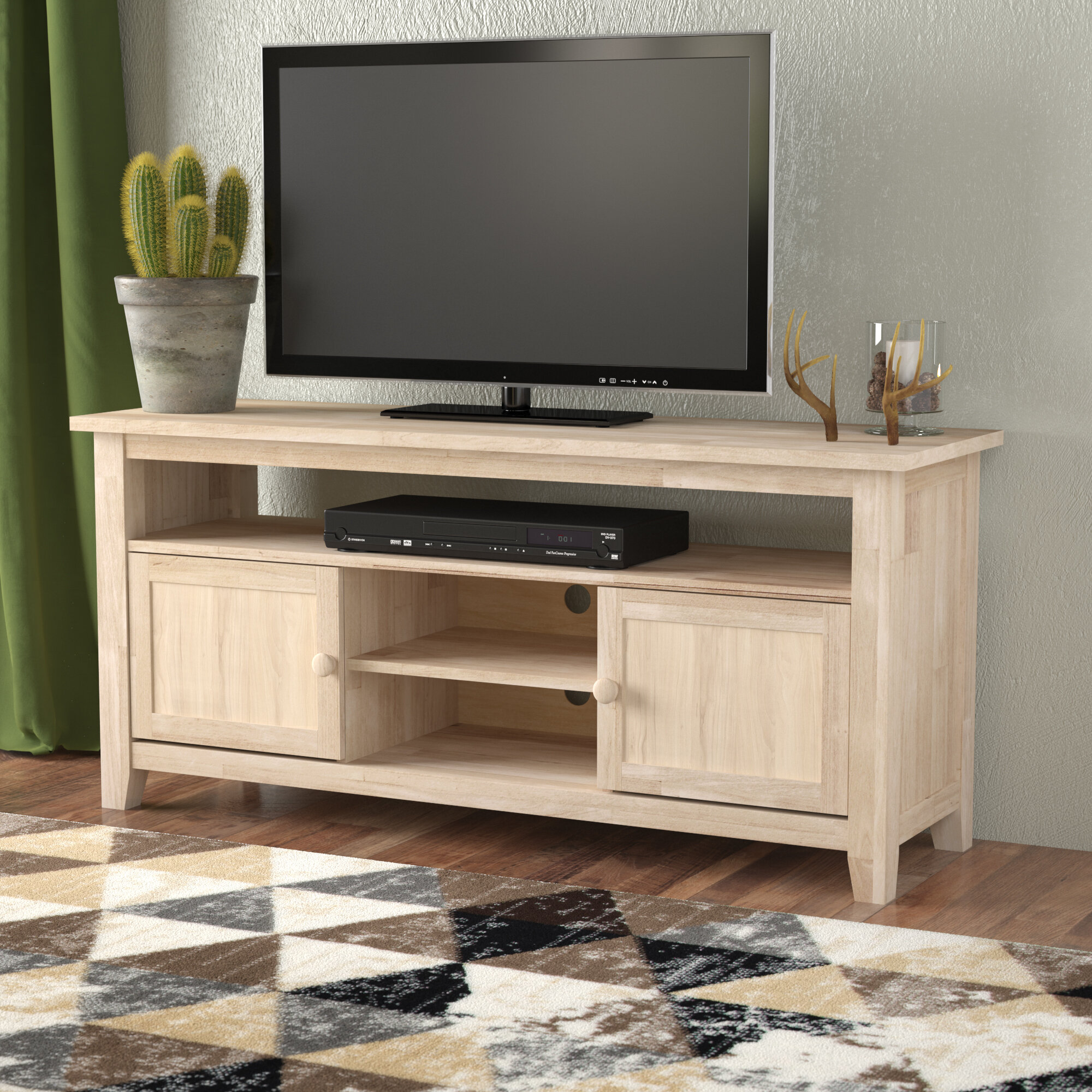 Loon Peak Ramapo Solid Wood Tv Stand For Tvs Up To 65 Reviews