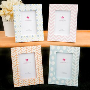 4 Piece Delicate Pastle Picture Frame Set