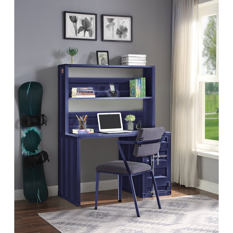 Breakwater Bay Medau Desk With Hutch And Chair Set Wayfair