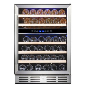 46 Bottle Dual Zone Built-In Wine Cooler