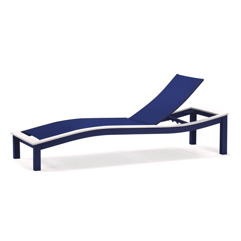 Telescope Casual Bazza Marine Grade Sling Contour Reclining Chaise