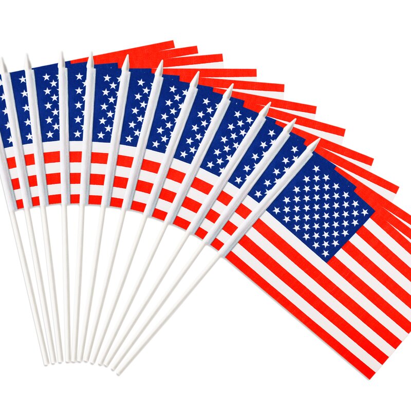 5x USA STATE FLAGS Flag Full Colour Stickers ANY STATE