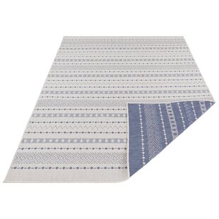 Lily Flatweave Blue Rug By Freundin Home Collection