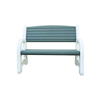 Rosecliff Heights Elisa Aluminum And Plastic Park Bench Wayfair